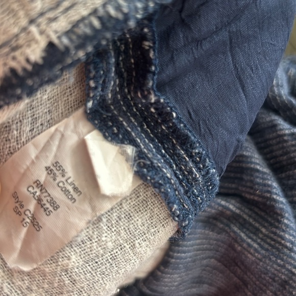 Madewell Linen/Corton Shorts Size XS Blue & gray Color - Picture 8 of 8